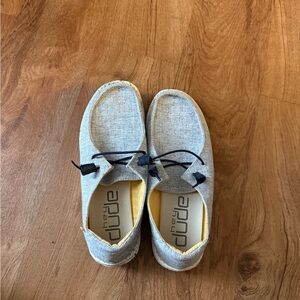 Hey Dude Light Gray Loafers